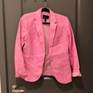 J Crew pink blazer